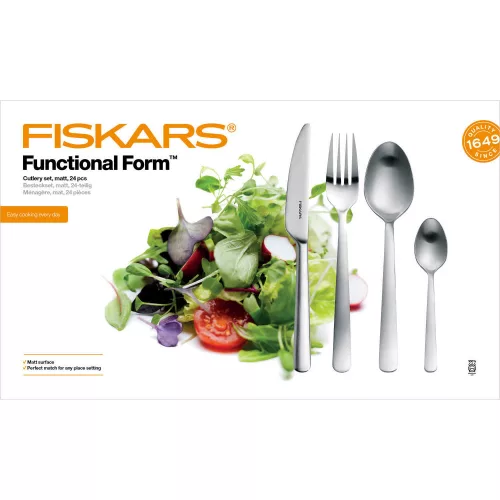 Functional Form matt evőeszköz készlet (24 részes)